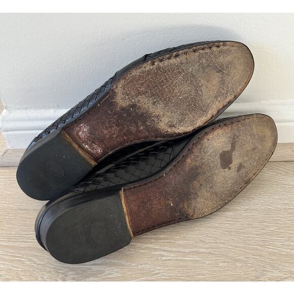 Bragano Cole HAAN Woven Tassel Loafers Leather Handcrafted Italy main image 8